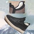 thumbnail image 6 of YLYL Men Winter Warm Snow Boots Slip on Round Toe Comfort Non Slip Casual Walking Shoes, 6 of 9