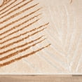 thumbnail image 3 of Paco Home Designer Rug with Textured Palm Leaf Pattern in Beige Brown, Size: 5'3" x 7'7", 3 of 4