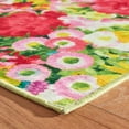 thumbnail image 5 of Dash & Albert Chamomile Cluster Machine Washable Rug, 6' x 9', Multi, 5 of 7
