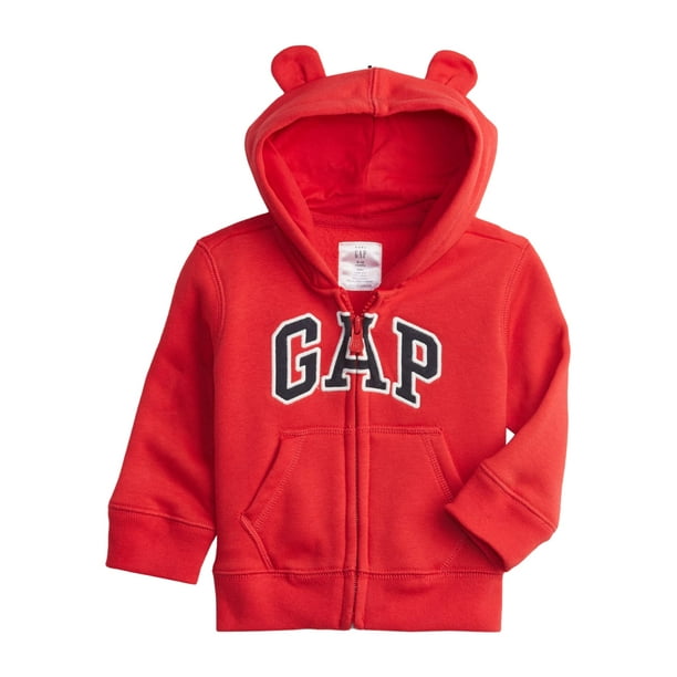 Sudadera con capucha y logotipo GAP para bebés y niños Red Wagon 12-18M