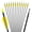 Yellow+white, variant on 12Pcs 28" Fiberglass Archery Arrows Spine 700 OD 7mm For Recurve & Compound Bows