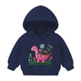 thumbnail image 2 of Frostluinai Oversized Hoodies for Kids 2-7Y Funny Graphic Pullover Long Sleeve Warm Fall Sweatshirts Casual Loose Pullover Tops, 2 of 6
