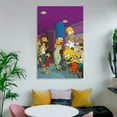 thumbnail image 6 of Simpsons Wall Hanging Painting Wall Art Canvas Paintings Posters Home Decorations 12x18inch(30x45cm), 6 of 8