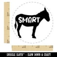 thumbnail image 2 of Donkey Smart Ass Silhouette Solid Self-Inking Rubber Stamp Ink Stamper - Red Ink - Small 3/4 Inch, 2 of 7