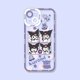 thumbnail image 1 of Funda blanda Kuromi My Melody Cinnamoroll para iPhone 14 Pro Max 13 12 Mini 11 XR XS X 8 7 6 6S Plus SE 2020, funda de silicona mate xuanjing  unisex, 1 of 2