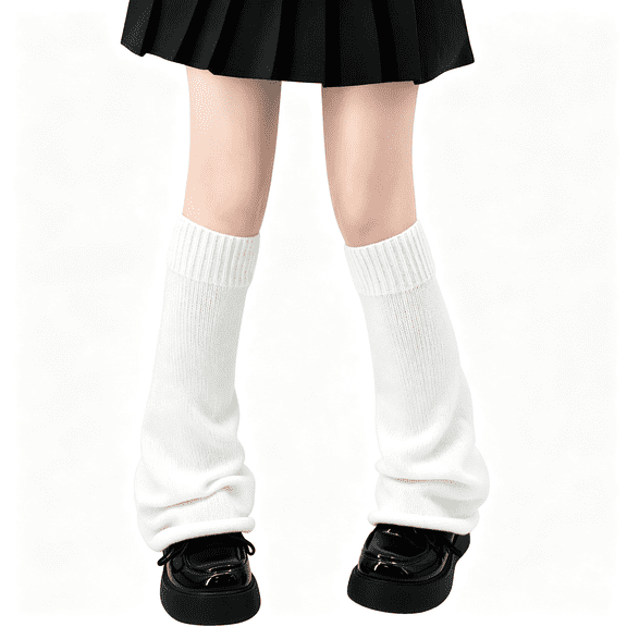 TELOLY Leg Warmers Kawaii Leg Warmers Y2K Harajuku Legs Warmer for Girls Women Gyaru Cutecore Lolita Accessories Gothic Socks Leg Warmers
