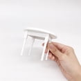 thumbnail image 4 of 1:12 Dining Chair White Miniature Set Color Round Dollhouse Furniture Table Garage Kits, 4 of 9