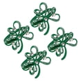 thumbnail image 4 of NUOLUX 4Ud Para Servilletas Verde Para De Fiesta De Aleación, 4 of 6
