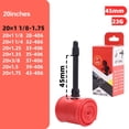 thumbnail image 4 of 2PCS for TPU Inner Tube 20inches Bike for Presta Valve with Frame Adapter Light, 4 of 10