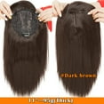 thumbnail image 2 of SEGO Bangs Clip in Real Hair Extensions Toupee Synthetic Hair Topper For Thinning Hair Fake Bang Hair Piece For Woman, 2 of 7