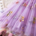 thumbnail image 4 of Robe Tutu pour Bébé Fille Princesse Sans Manches Papillon Tulle Robe d'Été pour Fête d'Anniversaire, 4 of 6