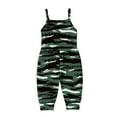 thumbnail image 2 of QISIWOLE Halloween Jumpsuit Gift for Toddler Baby Girl Spaghetti Straps Romper Cute Pumpkin Graphic One Piece Outfit,clearance under 10, 2 of 4