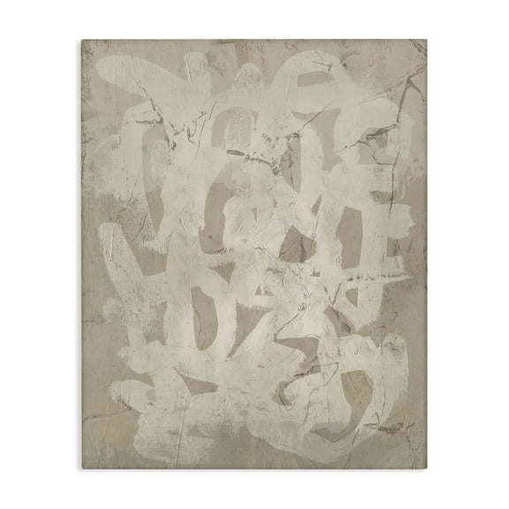 Stupell Industries Contemporary Neutral Scribble Pattern Canvas Art, 16 x 20, by June Erica Vess