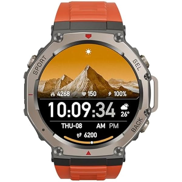 wonima11 Sekoda GPS Sports Smartwatch (Red)