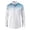 White-07, variant on Men's Dots Print Dress Shirt Mandarin Collar Button Down Long Sleeve Casual Business Top