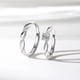 thumbnail image 3 of 2pzs Anillo De Promesa Parejas 925 Plata Original Modelo Plateado, 3 of 4
