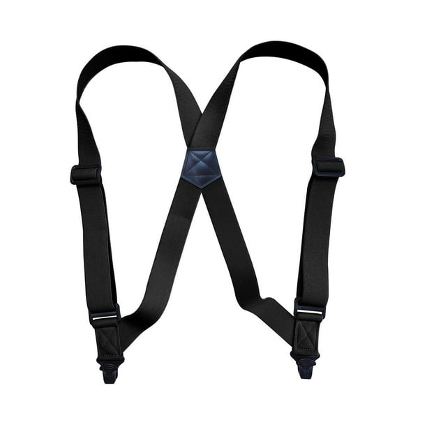 Tirantes de moda para hombre, correas elásticas duraderas, práctico, cómodo y ligero Negro Yuyangstore Tirantes para hombre