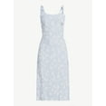 thumbnail image 5 of Free Assembly Women's Sleeveless Tie Shoulder Midi Slip Dress, Sizes XS-XXXL, 5 of 5