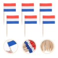 thumbnail image 4 of 100Pcs Flag Toothpicks Flags Cupcake Toppers Cake Topper Decorations Party Supplies, 4 of 4