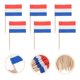thumbnail image 4 of 100Pcs Flag Toothpicks Flags Cupcake Toppers Cake Topper Decorations Party Supplies, 4 of 4