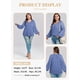 thumbnail image 3 of Blusa Eytino para mujer, talla grande, cuello en V, manga larga, chifón, 3 of 6