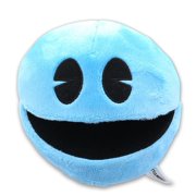 Pac-Man 4 - Blue Pac-Man Plush. New. Soft