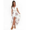 Bohemian Split Skirt, Coxeer Floral Asymmetrical High Waist Beach Maxi Skirts Summer Clothes for Women Girls Ladies
