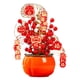 thumbnail image 5 of Decoración de Año Nuevo Lunar Chino con flores artificiales en maceta y cubo de bendición Baya L, 5 of 9