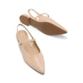 thumbnail image 4 of Women’s Pointed Toe Slingback Flats, Adjustable Ankle Strap Low Heel Dress Shoes for Work & Daily Wear, 4 of 8