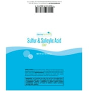 DermaHarmony Sulfur and Salicylic Acid Bar Soap 3.7 oz – Crafted for Those with Skin Conditions (3 Bars)