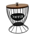 thumbnail image 3 of bedienty Coffee Pod Holder Container Reusable Versatile for Home with Counter lid Kitchen Cafe black, 3 of 5
