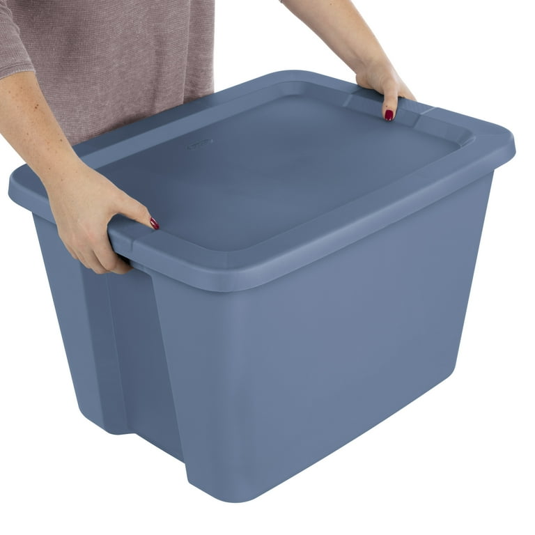 Big 18 Gallon Storage Bin Sterilite Large Storage Bin, 18 Gallon