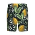thumbnail image 2 of Lsque Citrus Fruits Elegant Lemons Mens Sleep Pajama Shorts,Short Pajama Pants, Cotton Ultra-Soft Knit-XX-Large, 2 of 9