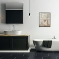 thumbnail image 3 of Stupell Industries Relax Bathroom Scene Typography Painting Black Framed Art Print Wall Art, 16 x 20, 3 of 10