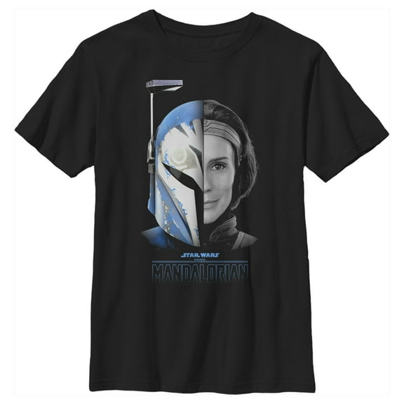 Boy's Star Wars: The Mandalorian Bo-Katan Reveal of the Heiress  Graphic Tee Black Large