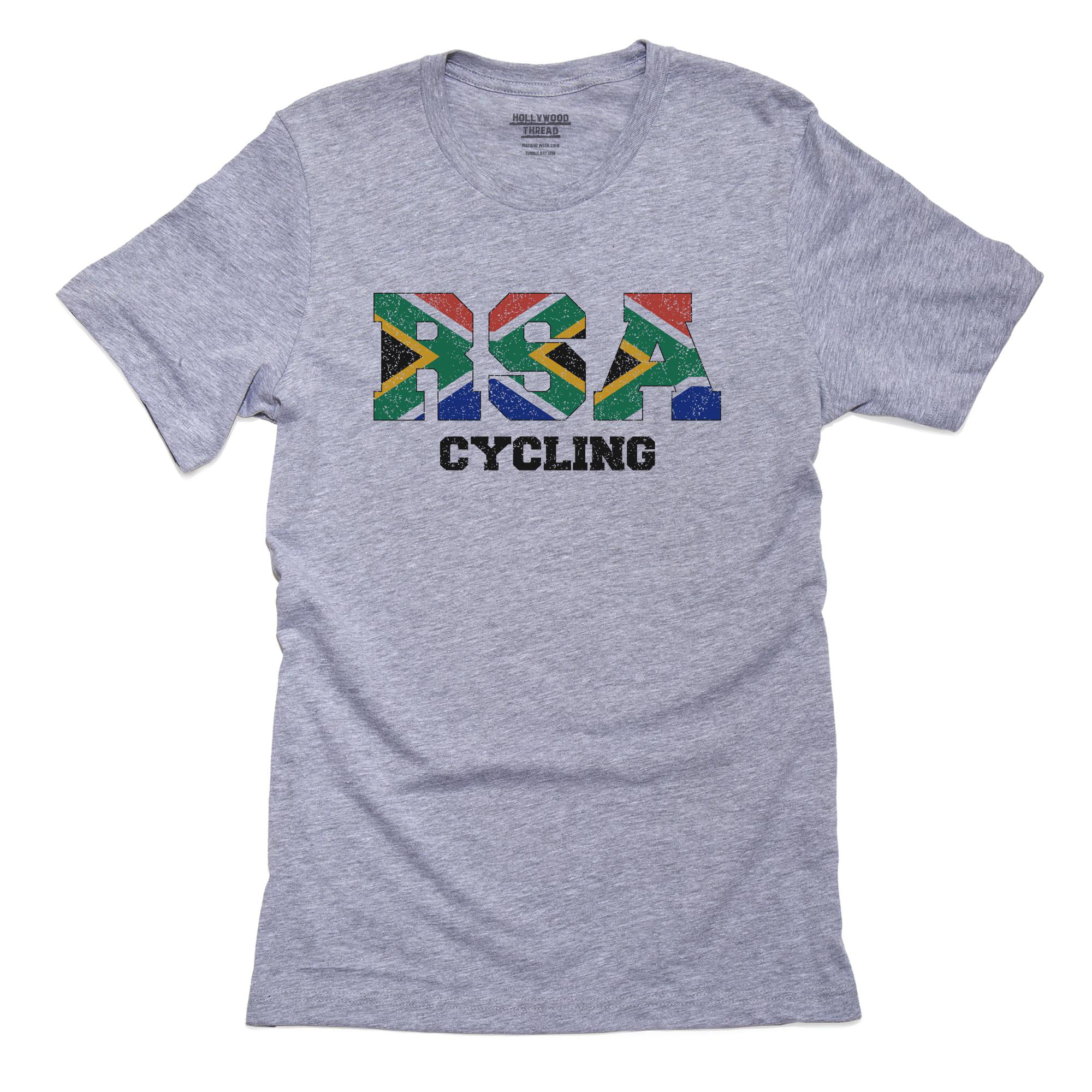 South Africa Cycling Olympic Games - Rio - Flag Men's Grey T-Shirt - Walmart.com
