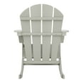thumbnail image 4 of WestinTrends Malibu 2 Piece Outdoor Rocking Chair Set, All Weather Poly Lumber Porch Patio Adirondack Rocking Chair with Side Table, Sand, 4 of 11