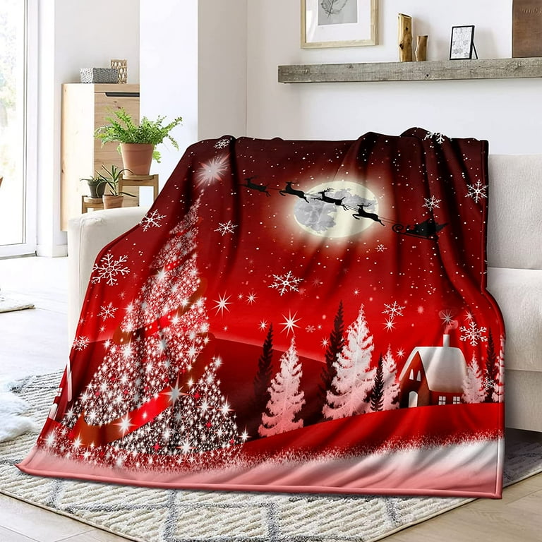 Merry cheap christmas blanket