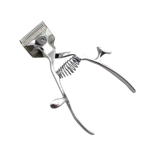 Manual Hair Clippers Barber Tools for All Metal and Portable with Exclusive L shaped Cutting NO noise and Gentle Simple and Effective