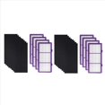 thumbnail image 1 of 2X True Filter Replacement for Aer1 Series Total Air Filter, HAPF300,HAP30,HAPF300AP-U4,8 * Replacement Filter 16 * carbon spray sponge,purple & black, 1 of 9