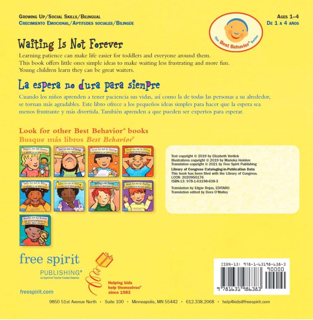 Best Behavior(r) Best Behavior(r) Series Board Book Bilingual 9-Book Set, (Board Book)