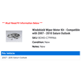thumbnail image 2 of Windshield Wiper Motor Kit - Compatible with 2007 - 2010 Saturn Outlook 2008 2009, 2 of 2