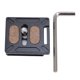thumbnail image 2 of Placa De Liberación Rápida De Metal, Placa De Liberación Rápida Universal Para Tornillo Tipo Arca De 1/4 De Pulgada Para Trípode, 2 of 7