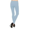 thumbnail image 3 of Vivian's Fashions Long Leggings - Cotton, Junior Size (Lt Blue, 2X), 3 of 3