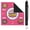 Pink Pop Joy Cartoon (1), variant on Pink Purple Blue Marble Abstract (3) Mahjong Mat with Carrying Bag 31.5x31.5in(80x80cm) Anti-Slip Silent Gaming Mat for American Mah Jong Poker Board Games Card Games Dominoes
