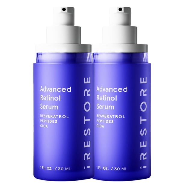Serum iRestore Retinol 1% con Péptidos y Ácido Hialurónico 30 mL x2