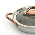 thumbnail image 2 of BergHOFF Ouro Gold 18/10 Stainless Steel 9.5" Deep Skillet with Glass Lid 3.1qt., 2 of 6