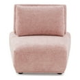 thumbnail image 4 of Furniture of America Tatiana Modern Fabric Modular Curved Armless Indoor Chair with Adjustable Backrest, Pink, 4 of 21