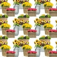 thumbnail image 2 of Popp, Grace 26x26 White Modern Wood Framed Museum Art Print Titled - Farm Flora Collection I, 2 of 4