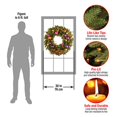 thumbnail image 3 of 30â€ Pre-Lit Kaleidoscope Artificial Christmas Wrea, 3 of 4